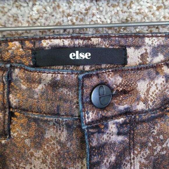 Else Bronze Metallic Skinny jeans size 27 - Picture 4 of 12